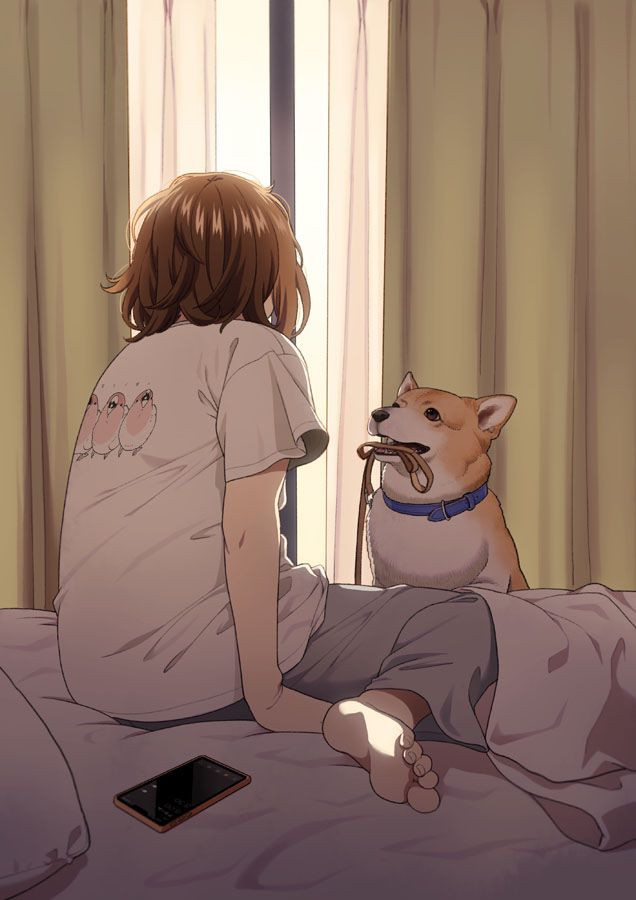 Các Mẫu Ảnh Chó Anime Độc Đáo Và Dễ Thương