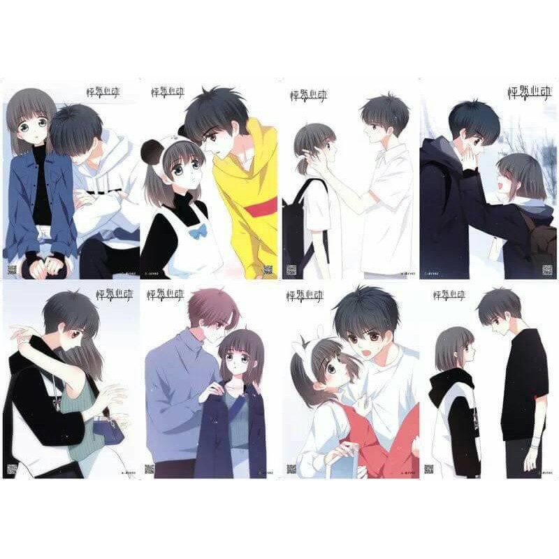 Poster Con Tim Rung Động Ảnh In Hình Anime Đẹp Trang Trí Nhà Cửa | Shopee  Việt Nam