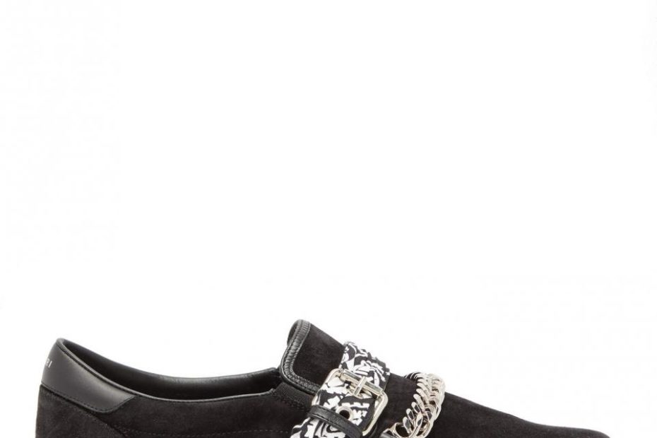 Giày Amiri Bandana And Chain-Embellished Slip-On Trainers