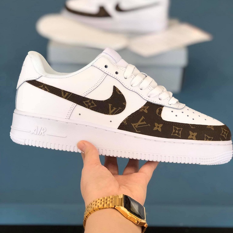 Giày Nike Air Force 1 Low Custom Louis Vuitton Rep 1:1