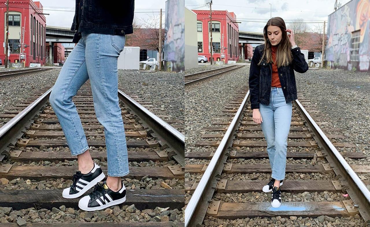 Outfits To Wear With Adidas Superstars
