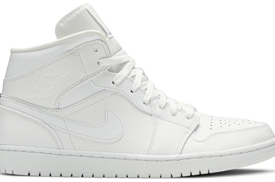 Giày Nike Air Jordan 1 Mid 'Pure Money' 2019 554724-129 - Authentic-Shoes