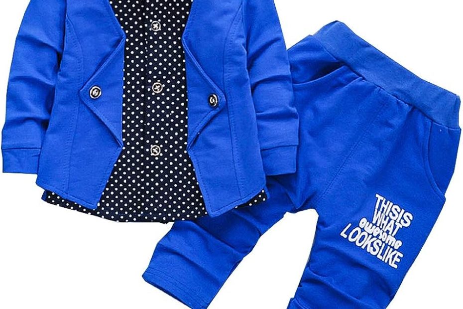 Amazon.Com: Hzxvic Baby Boys Gentleman Outfits Suits,Toddler Boy Clothes  Formal,Kids Dress Shirt+Bow Ties+Pants Set Blue, 9-18 Month: Clothing,  Shoes & Jewelry