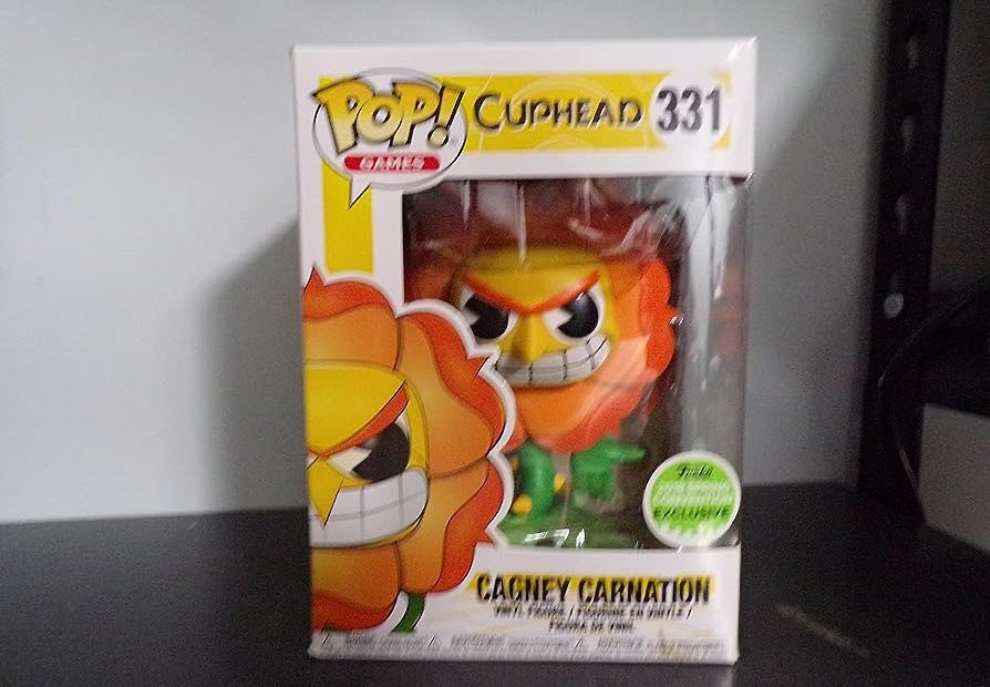 Amazon.Com: Funko Pop! Games #331 Cuphead Cagney Carnation (2018 Spring  Convention Exclusive) : Toys & Games