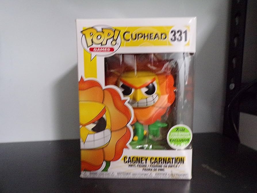 Amazon.Com: Funko Pop! Games #331 Cuphead Cagney Carnation (2018 Spring  Convention Exclusive) : Toys & Games