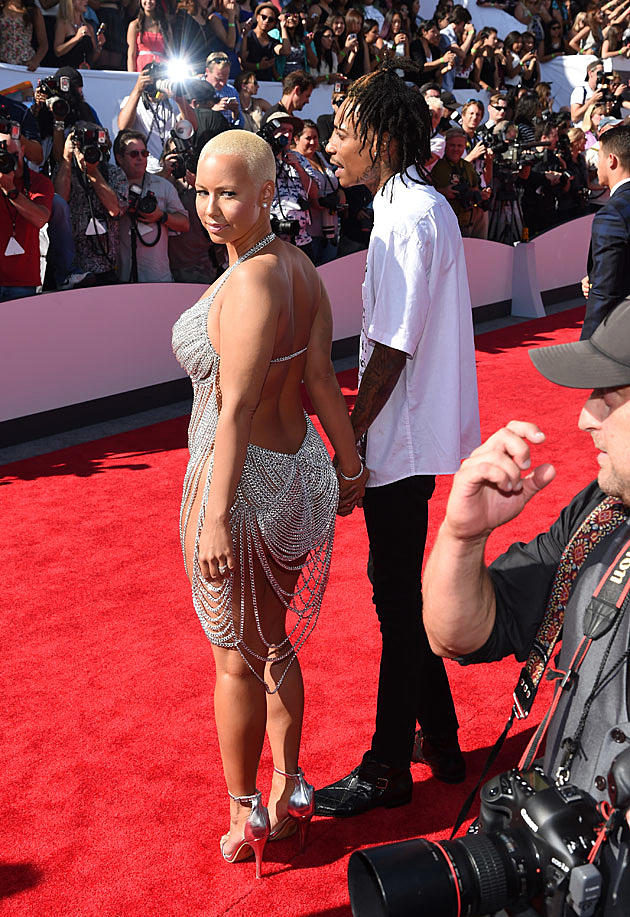 Amber Rose Almost Bares It All On 2014 Mtv Vmas Red Carpet [Photos]