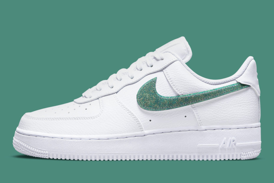 Nike Air Force 1 Low Glitter Swoosh Dh4407-100 | Sneakernews.Com