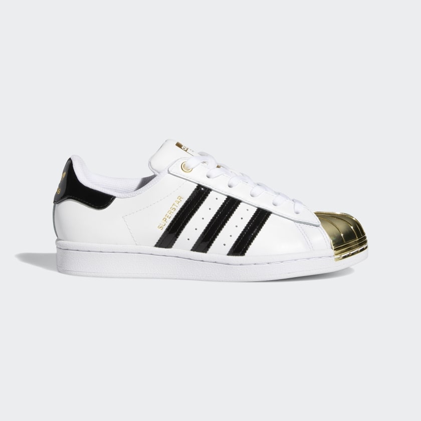 Giày Adidas Nam Nữ Chính Hãng - Superstar Metal Toe - White/Black/Gold |  Japansport - Fv3310