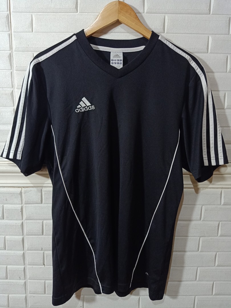 Adidas Dri-Fit Shirt (Black) - 29 L 20 W, Men'S Fashion, Tops & Sets,  Tshirts & Polo Shirts On Carousell