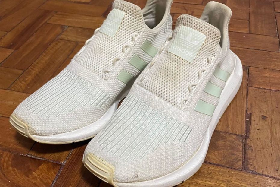Adidas Swift Run White And Mint Green - No Shoe Lace, Women'S Fashion,  Footwear, Sneakers On Carousell