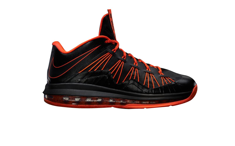 Buy Nike Air Max Lebron 10 Low - Black / Total Crimson | Kixify Marketplace