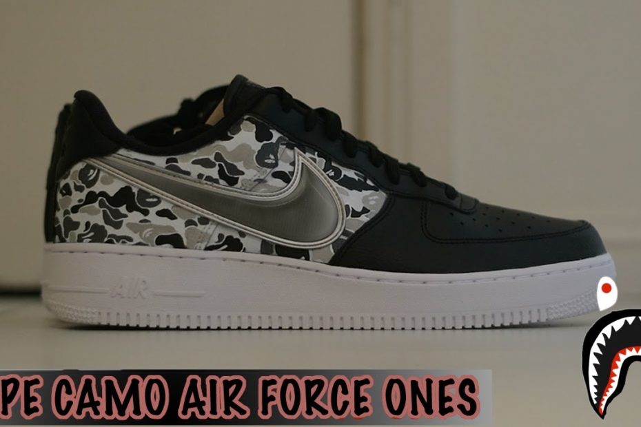 Complete Custom | Bape Camo Nike Air Force 1 By Khameleon | Supreme Bapesta  Sneakers - Youtube