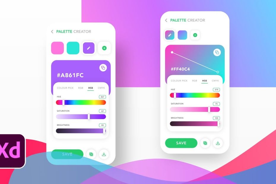 Color Picker Design | Adobe Xd - Youtube