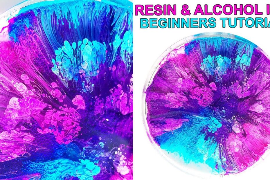 Resin Petri Dish & Alcohol Ink Tutorial Basics - Youtube