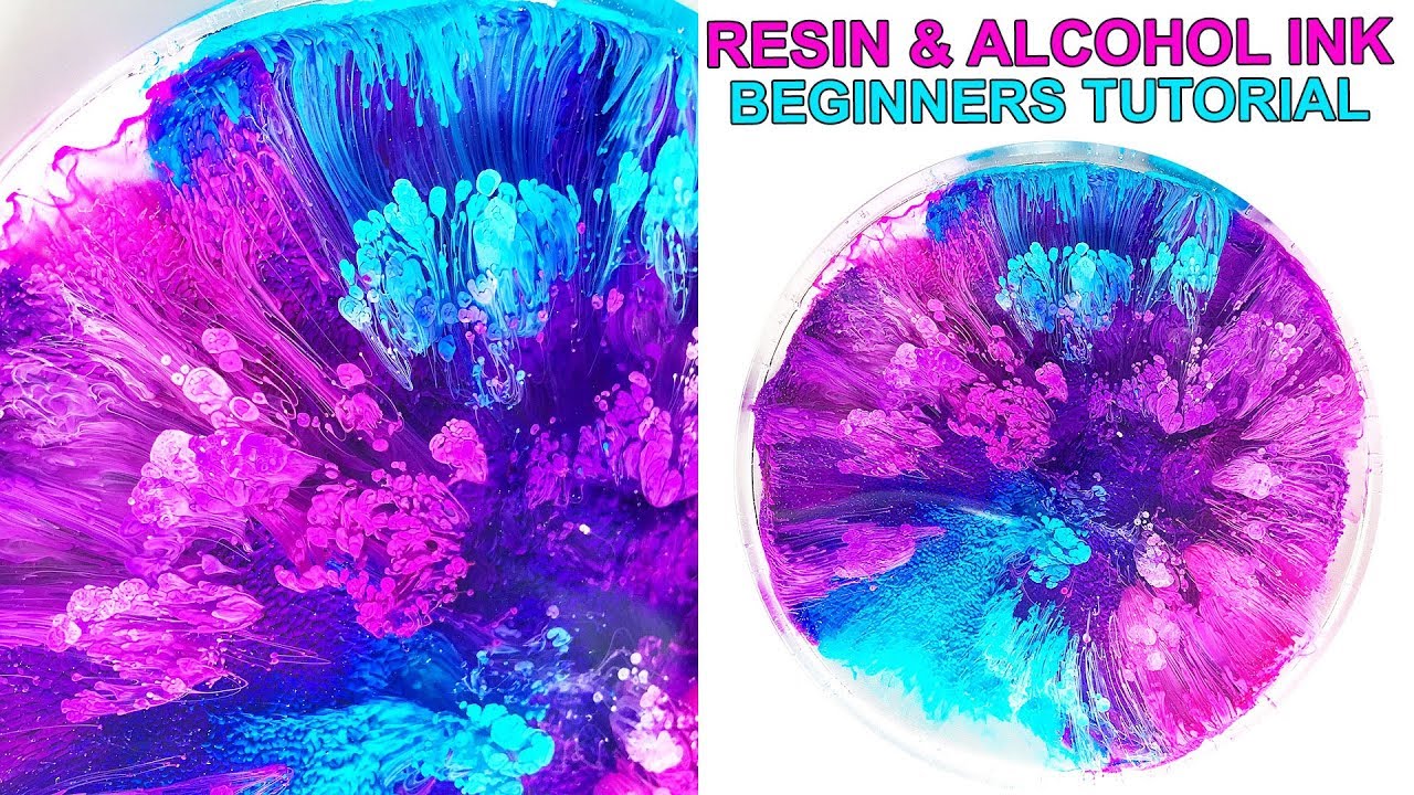 Resin Petri Dish & Alcohol Ink Tutorial Basics - Youtube