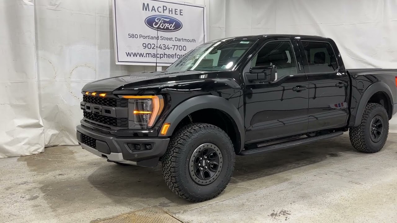 Agate Black 2022 Ford F-150 Raptor Review - Macphee Ford - Youtube