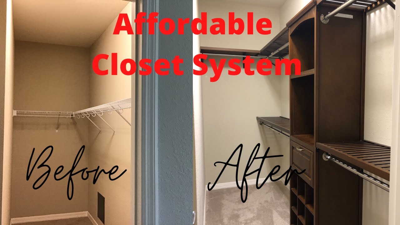 Closet System | Installing An Allen + Roth Closet Organizer - Youtube