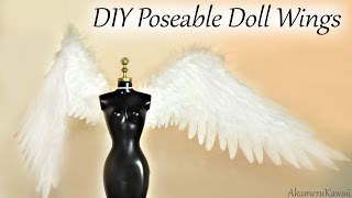 Diy Angel Doll Wings - Doll Craft Tutorial - Youtube