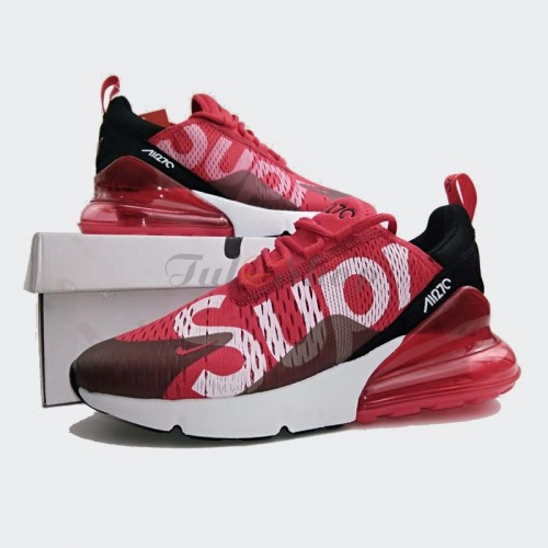 Giày Nike Air Max 270 X Supreme Red - Đỏ Nam, Nữ