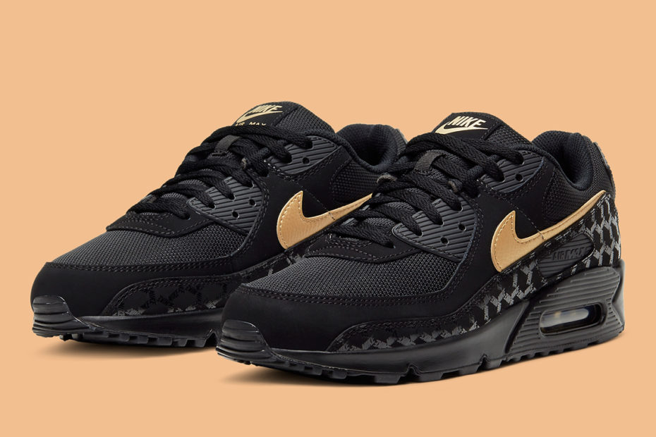 Nike Air Max 90 Black Gold Dc4119-001 | Sneakernews.Com