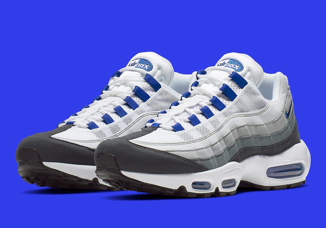 Nike Air Max 95 Sc White Grey Blue Cj4595-100 Info | Sneakernews.Com