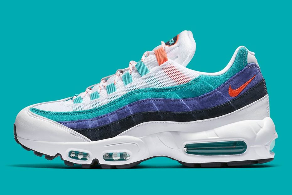 Nike Air Max 95 White + Teal Av7939-100 Release Info | Sneakernews.Com