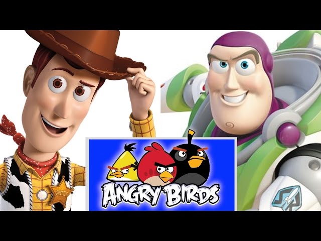 Angry Birds Movie! Toy Story 4 Parody! Woody | Buzz Lightyear | Mcdonalds  Toy Kids Wild Ride - Youtube