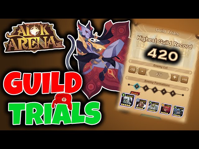 Lvl 420 Fight Guide - Zikis Guild Trials [Afk Arena] - Youtube