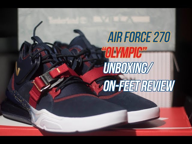 Nike Air Force 270 'Dream Team/ Olympic' | Solepost Unboxings - Youtube