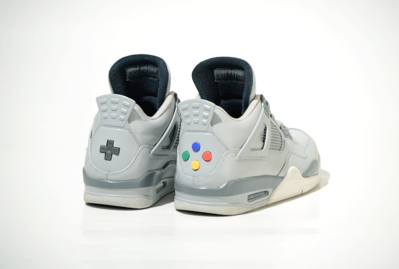 You Absolutely Have To Check Out These Custom Air Jordan 4 Super Nintendo  Sneakers