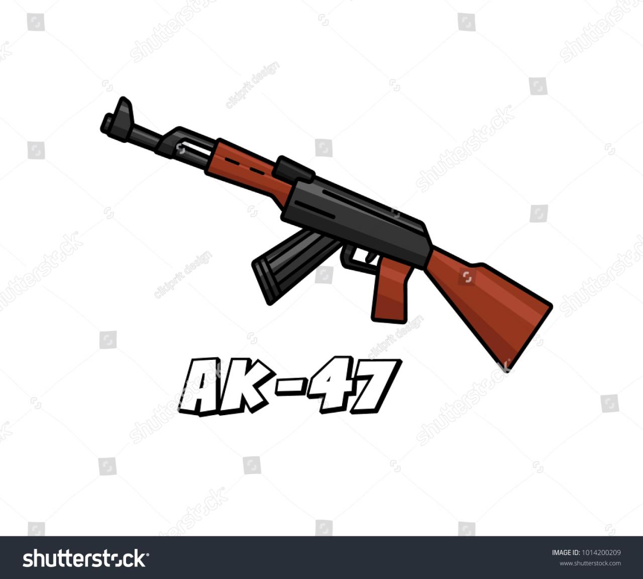 132 Cartoon Ak47 Images, Stock Photos & Vectors | Shutterstock