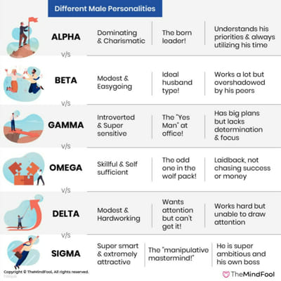 What Male Personality Are You? (Alpha Vs Beta Vs Omega Vs Sigma Vs Others)  - Quiz | Quotev