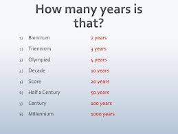 Decade, Century, Millennium: Measurements Of Time | Smartick