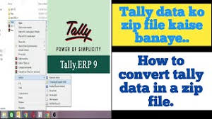 Tally.Erp 9 : Backup And Restore Tally Data