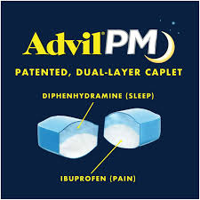 Amazon.Com: Advil Pm Pain Reliever And Nighttime Sleep Aid, Pain Medicine  With Ibuprofen For Pain Relief And Diphenhydramine Citrate For A Sleep Aid  - 50X2 Coated Caplets : Health & Household