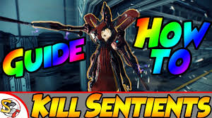 How To Get The Killing Blow On Sentients - Warframe Riven - Youtube
